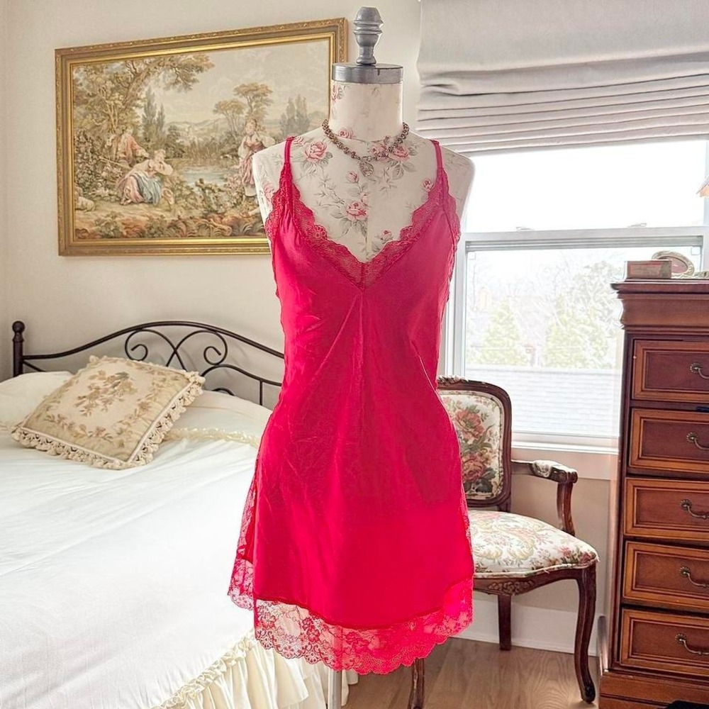 red lace slip dress red lace slip dress size medium